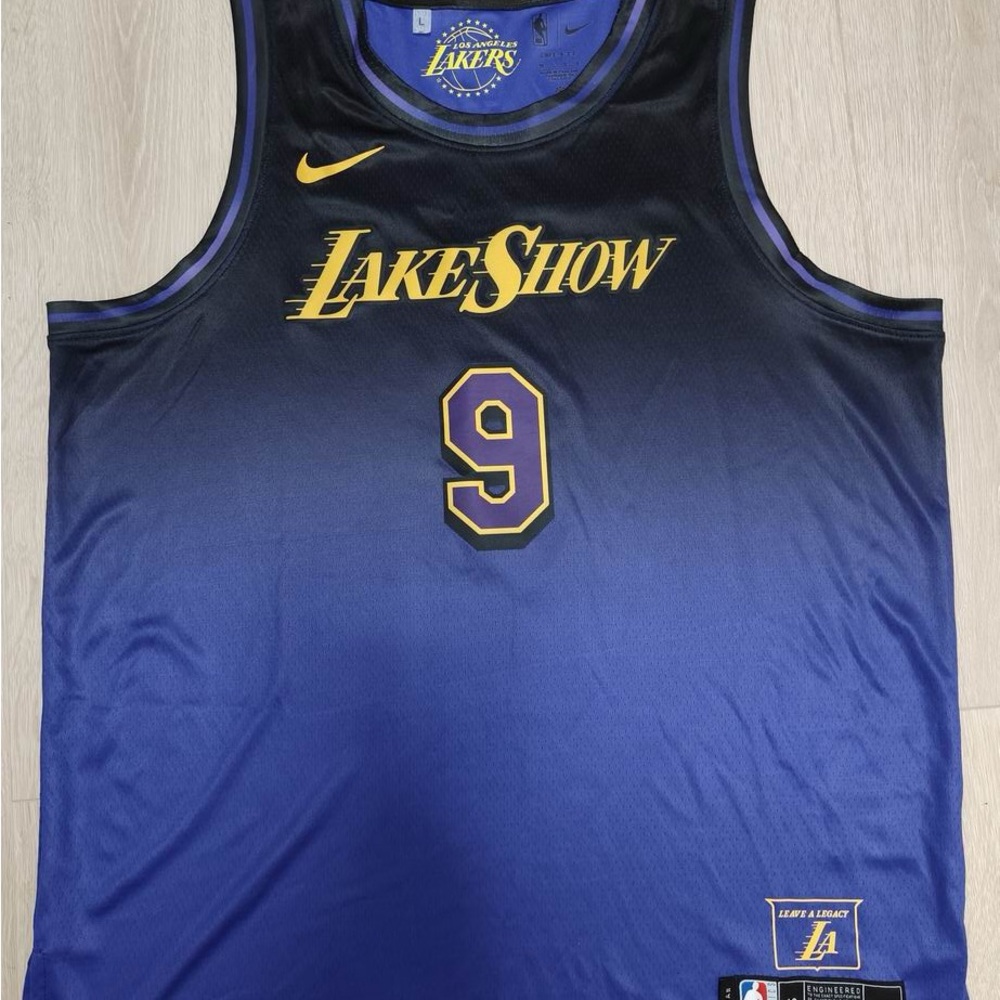 NEW Bronny Los Angeles Lakers Nike City Edition LakeShow Swingman Jersey Size L